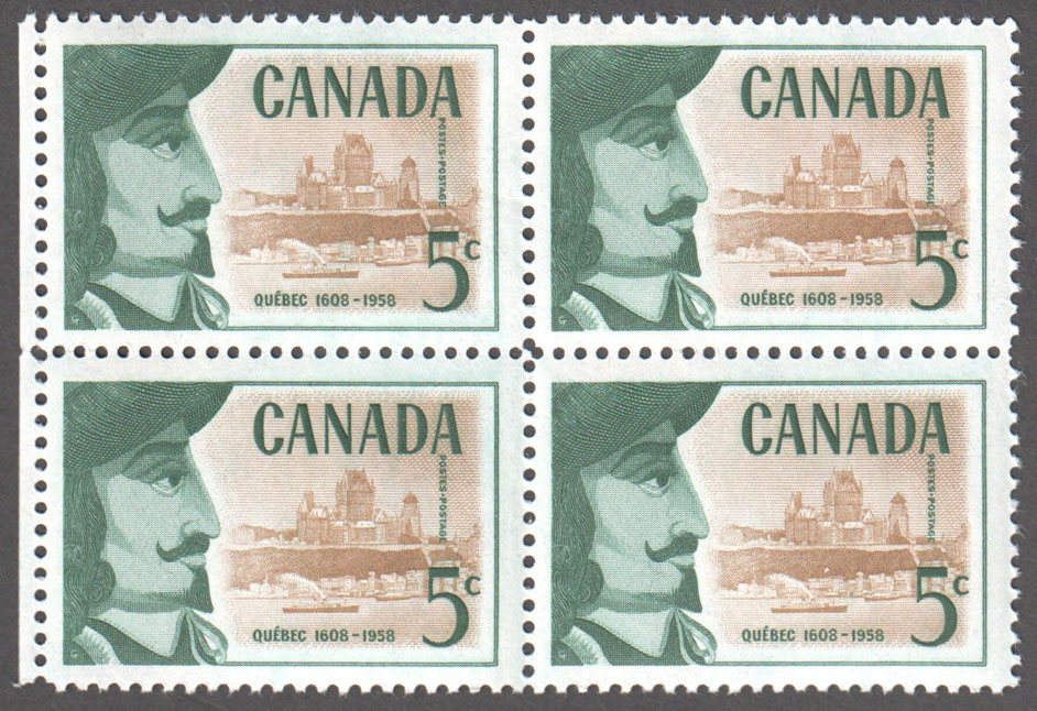 Canada Scott 379 MNH Block - Click Image to Close